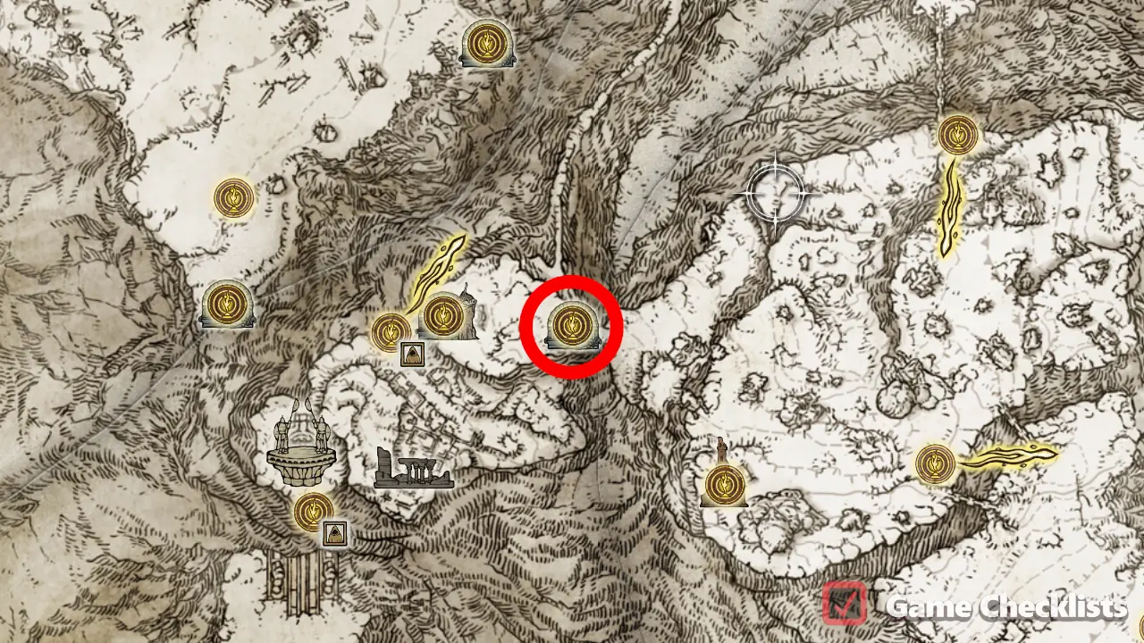Ulcerated Tree Spirit (Mountaintops) location