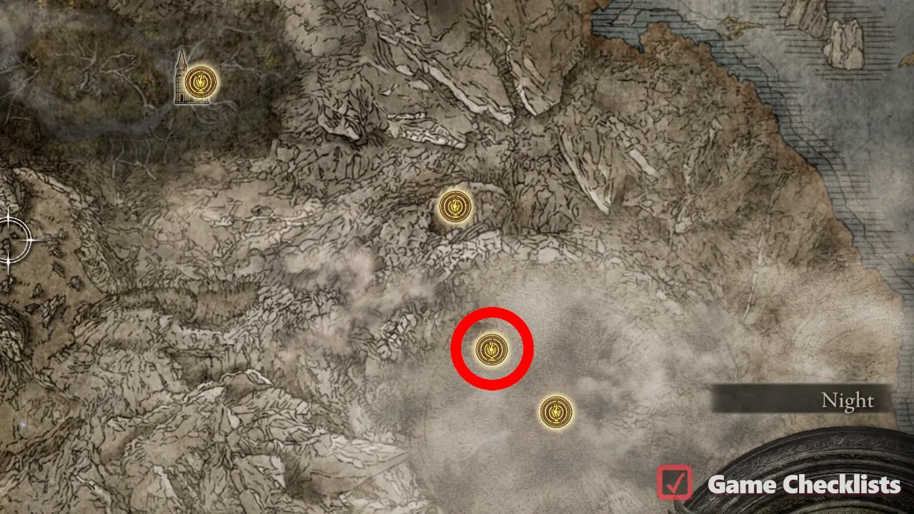 Jagged Peak Summit location