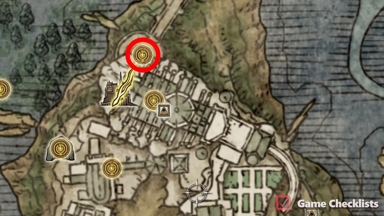 Main Academy Gate location