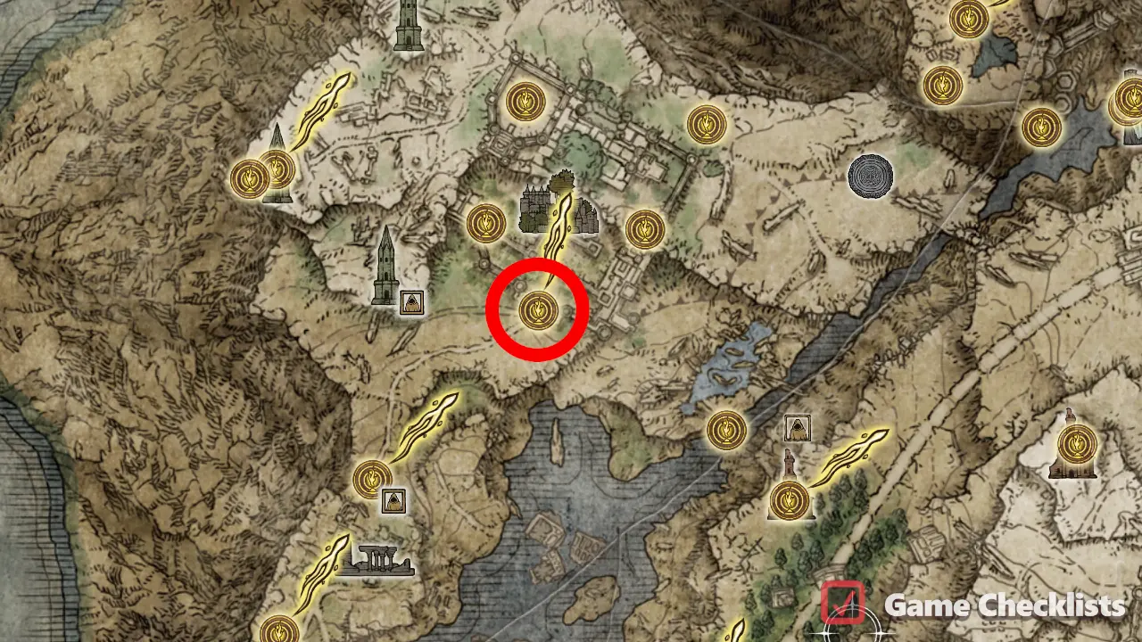 Main Caria Manor Gate location