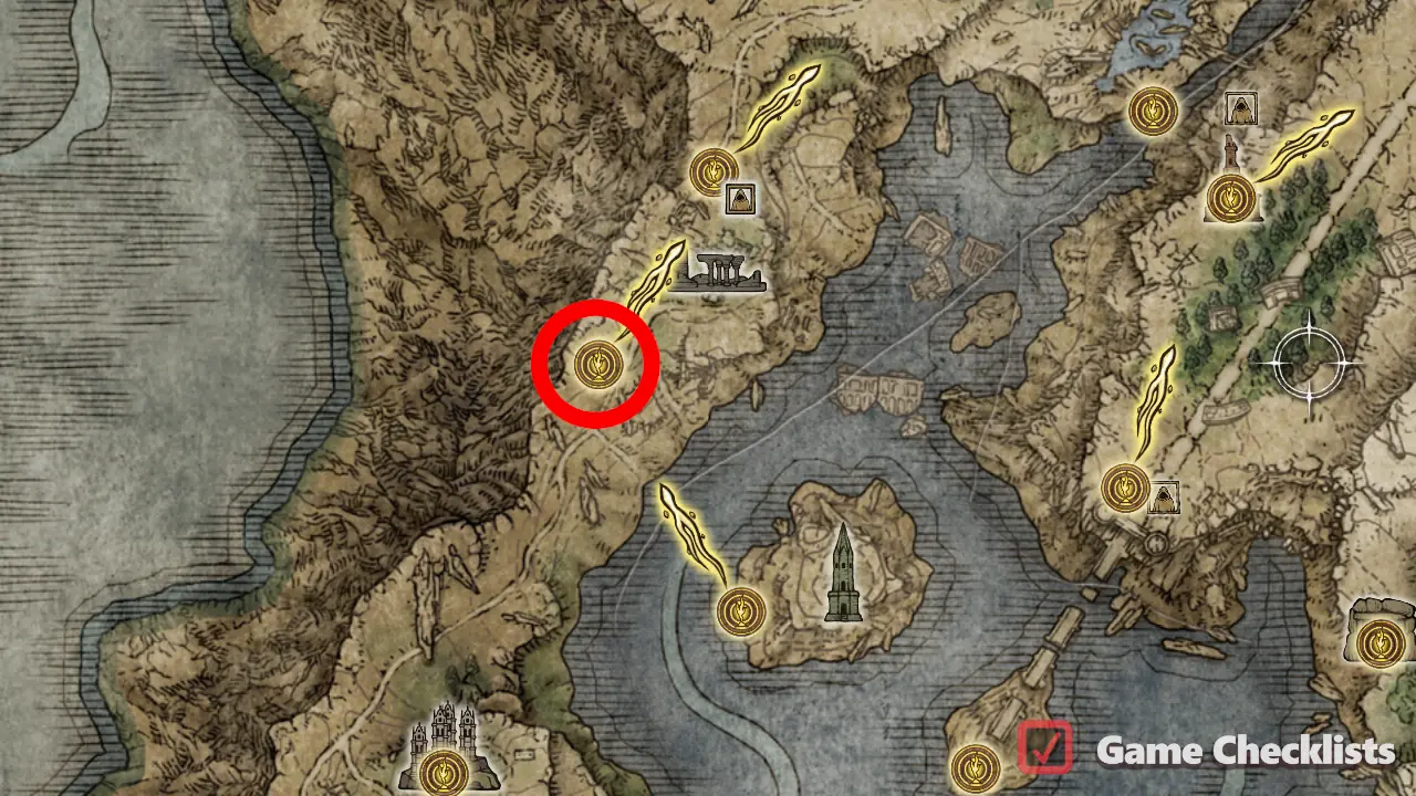 Northern Liurnia Lake Shore location