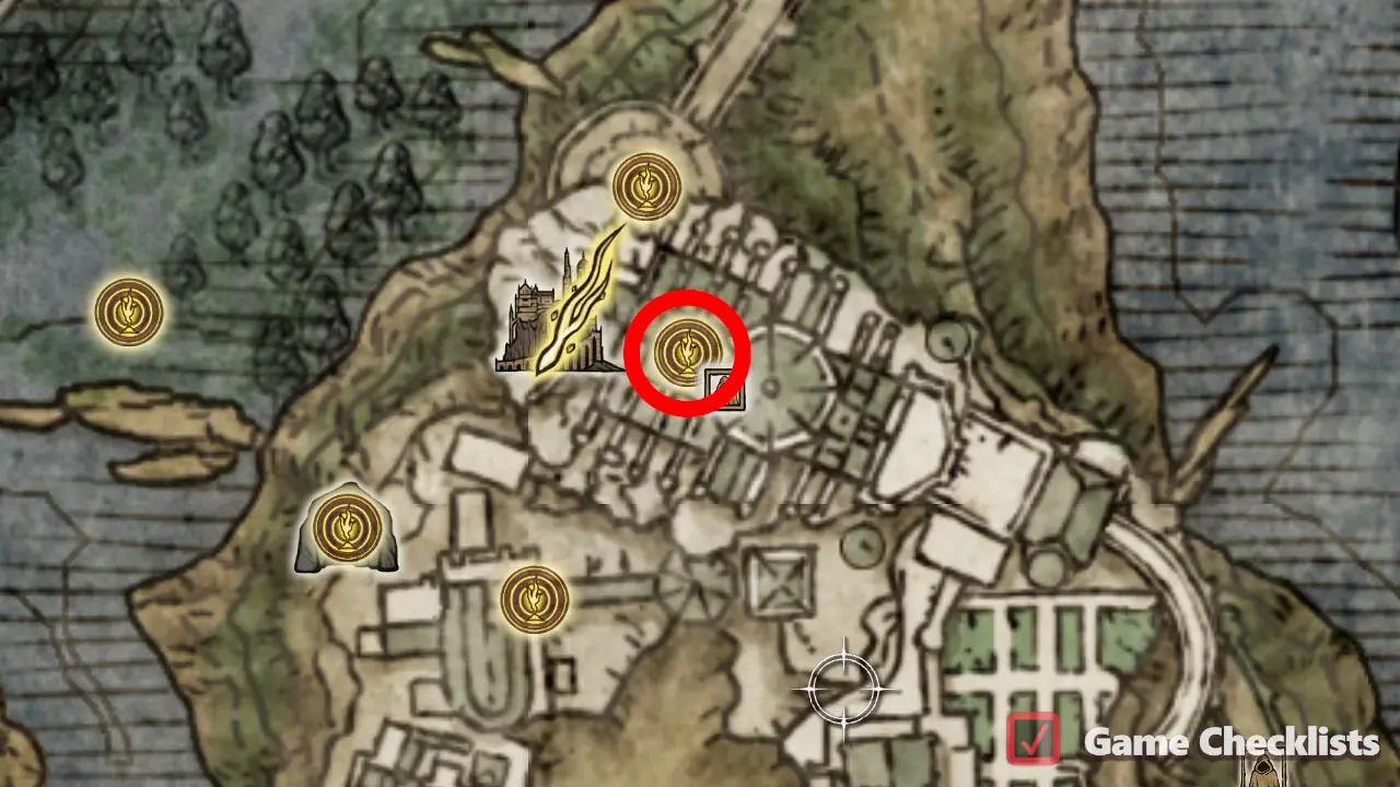 Rellana, Queen of the Full Moon location