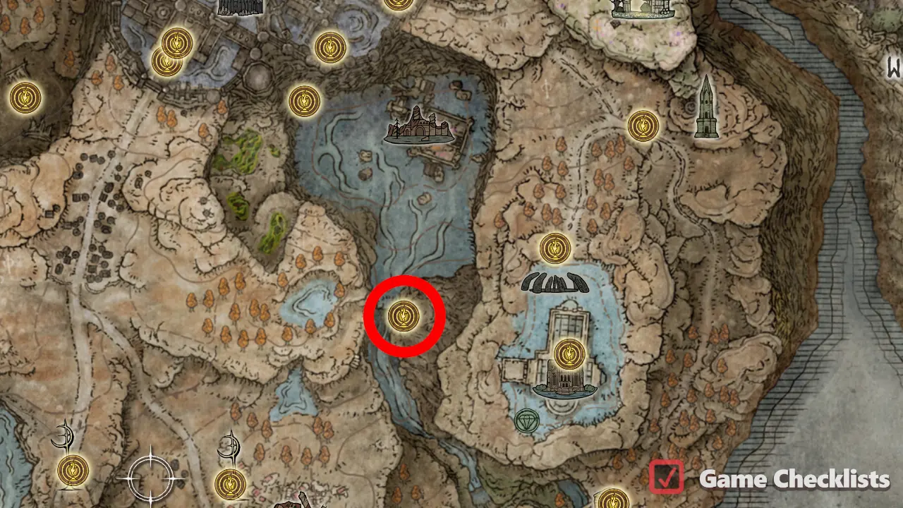 Recluses' River Upstream location