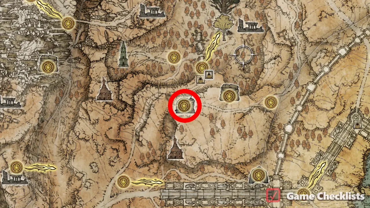 Ancient Hero of Zamor (Altus Plateau) location