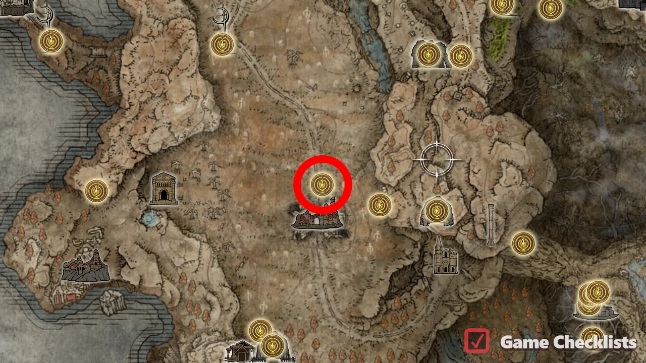 Scorched Ruins location