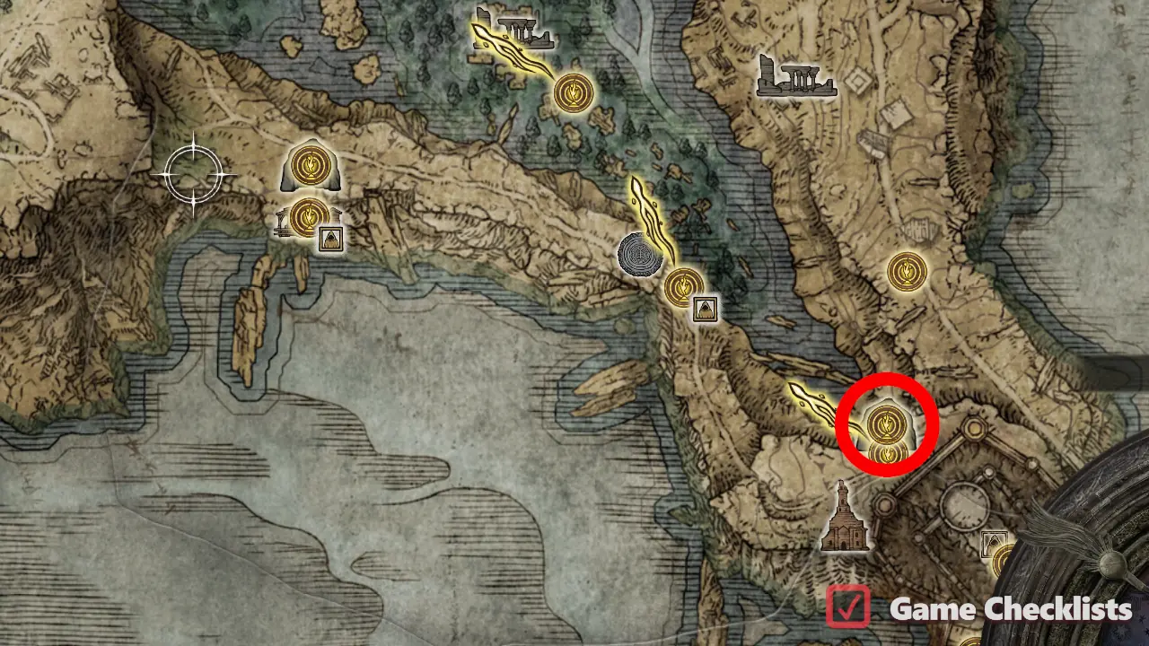 Winged Sword Insignia location