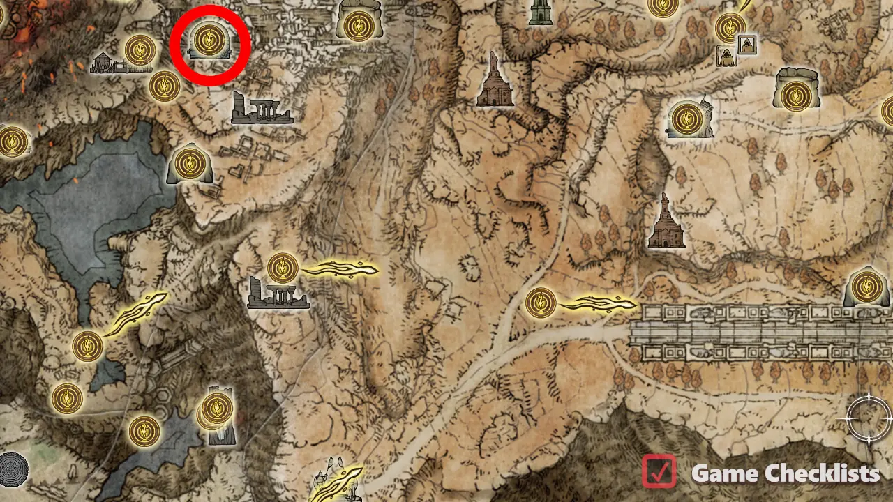 Erdtree Burial Watchdog (Altus Plateau) location