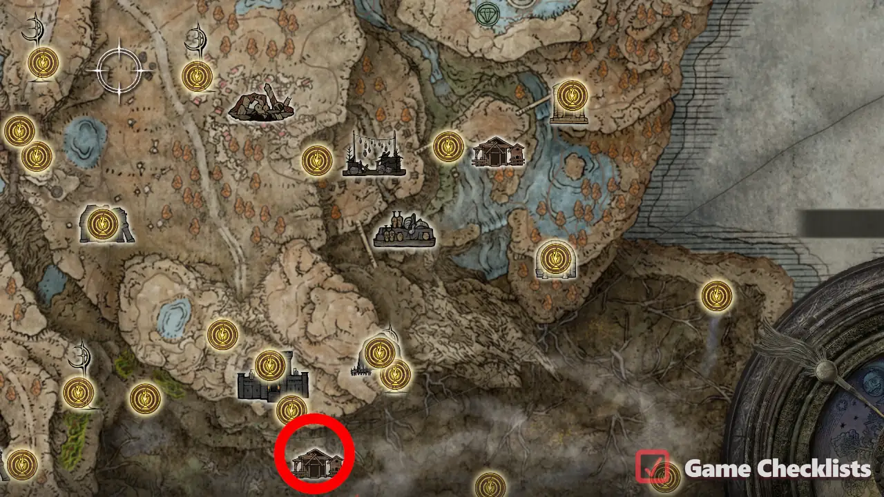 Talisman of the Dread location
