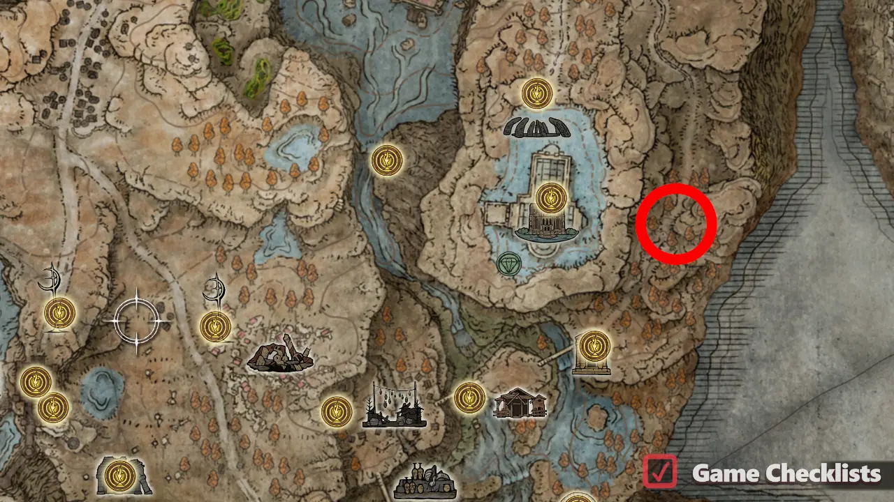 Cerulean-Sapping Cracked Tear location