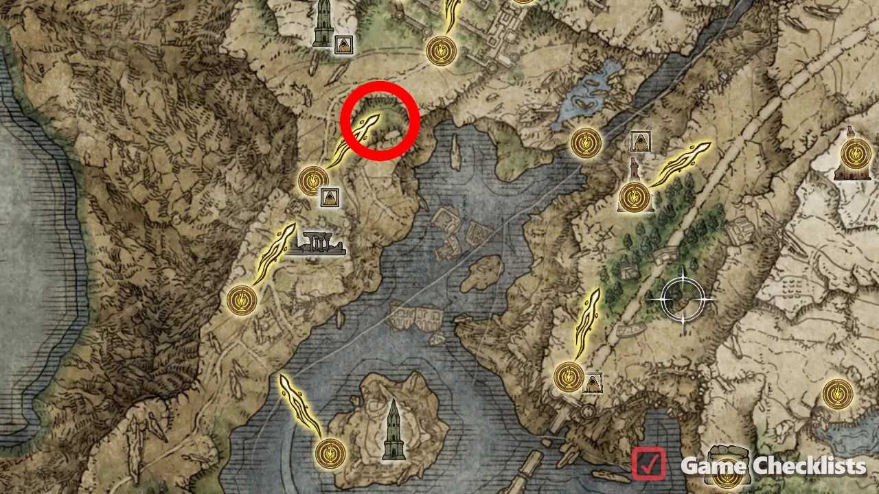 Intelligence-Knot Crystal Tear location