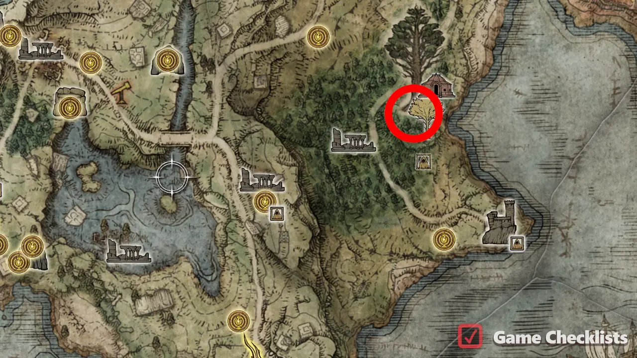 Greenspill Crystal Tear location