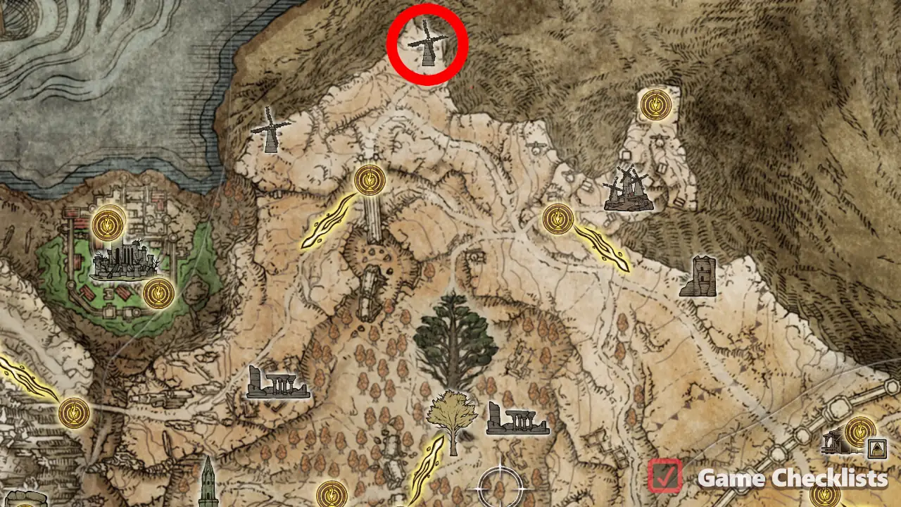 Twinned Knight Swords location