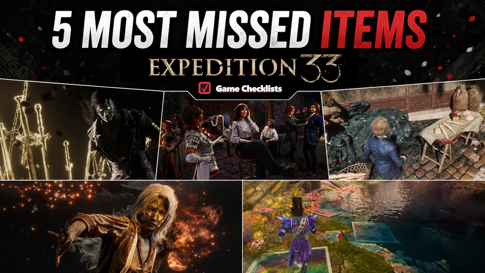 Clair Obscur Expedition 33 editorial hero image for the five rarest items data report