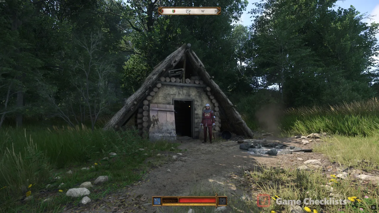 Map screenshot of Abandoned Shepherd's Dugout area