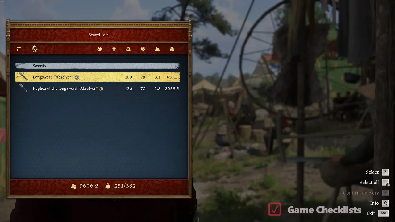 Absolver real sword vs high quality replica stats