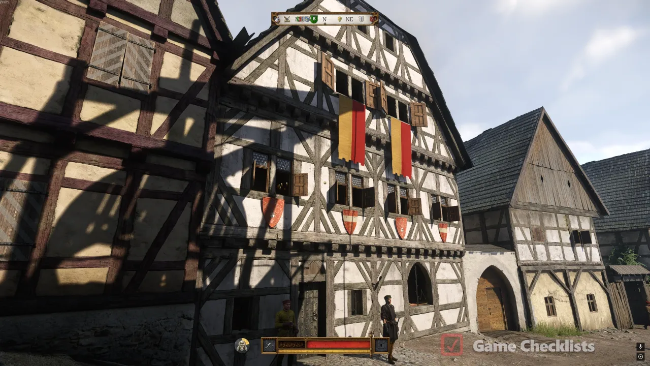 Kuttenberg swordfighting guild hall from the street