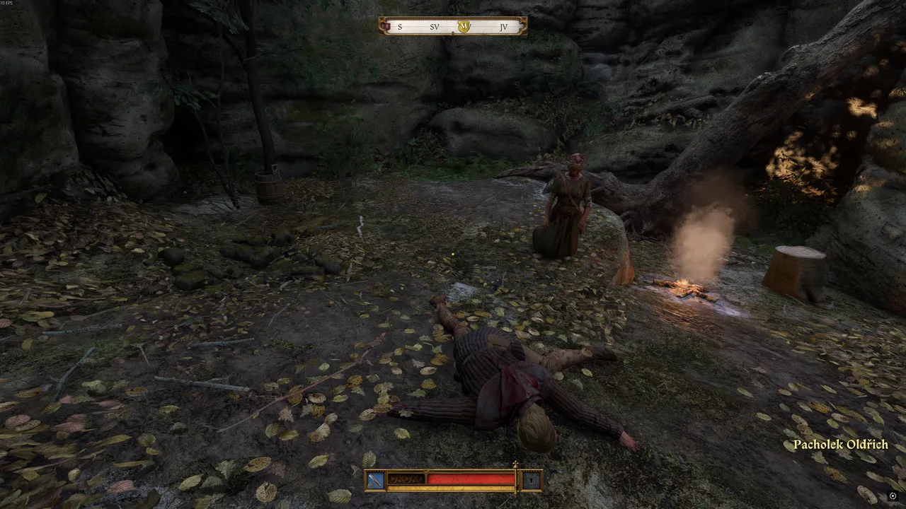 kcd2-bad-blood6: Pavlena freed after the correct Ota dialogue choices in Bad Blood