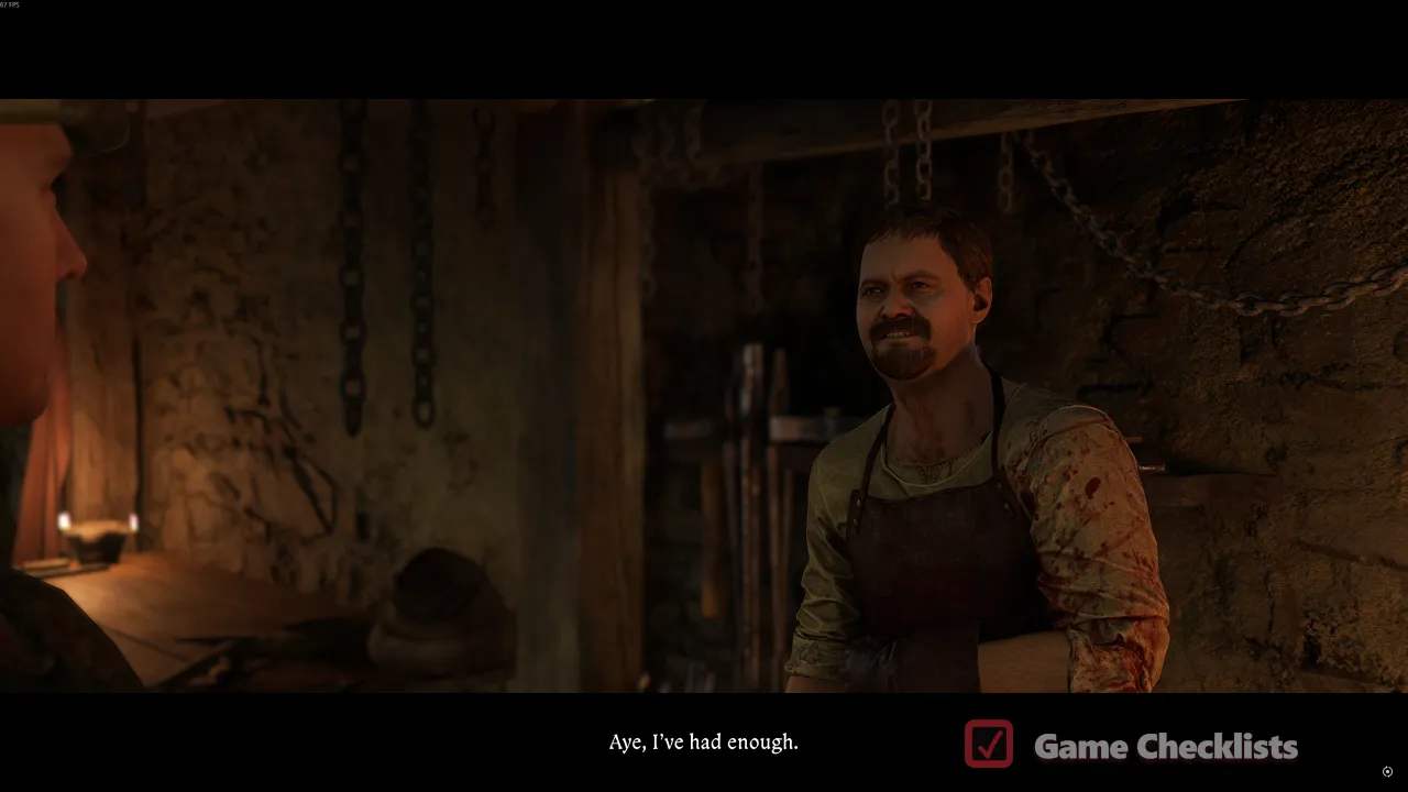 Fistfight with Osina after his prank in Demons of Trosky
