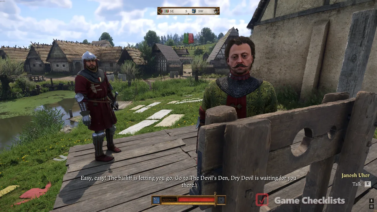 Janosh freed from the pillory at night