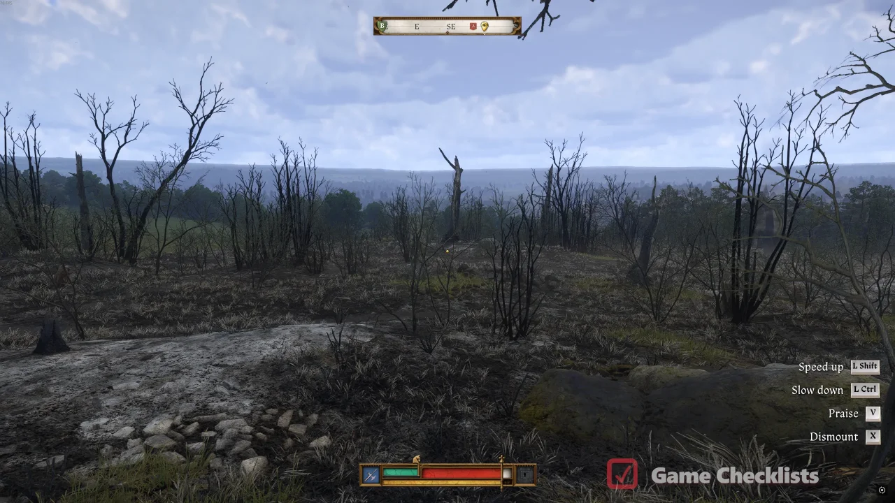 The Executioner's Pride interesting site at Burnt-down Forest