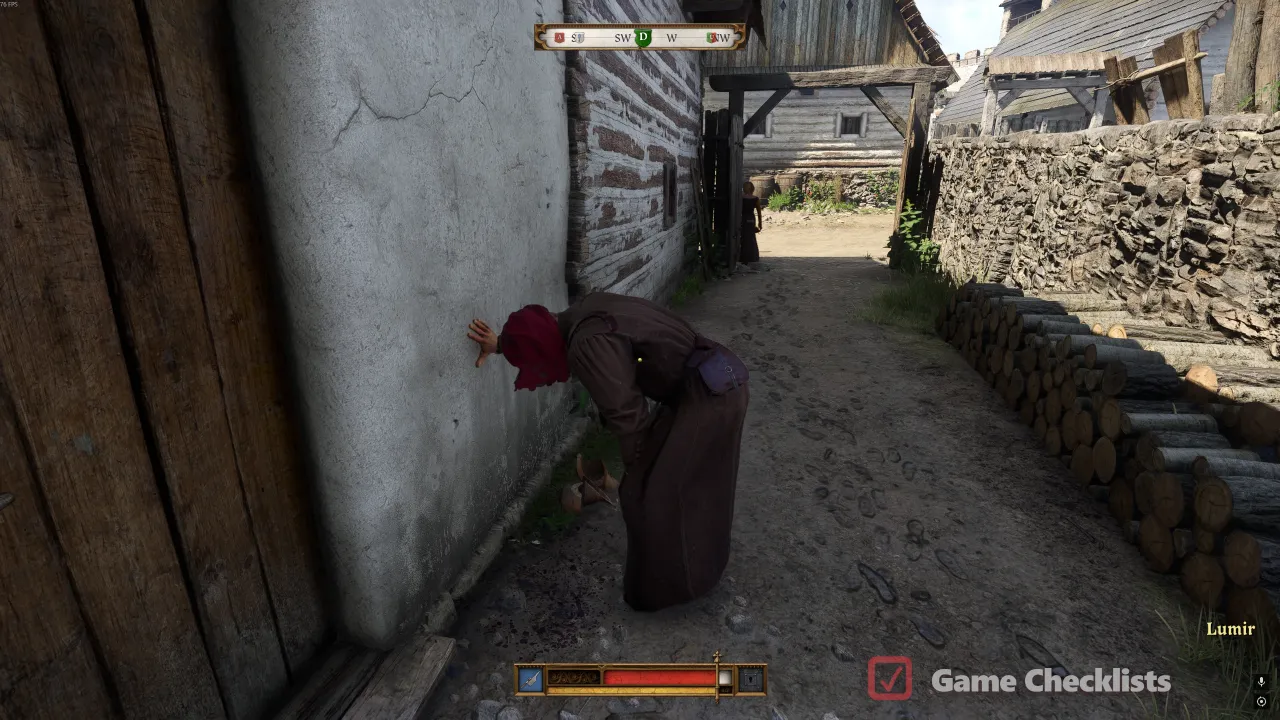 Lumir hungover near the cemetery