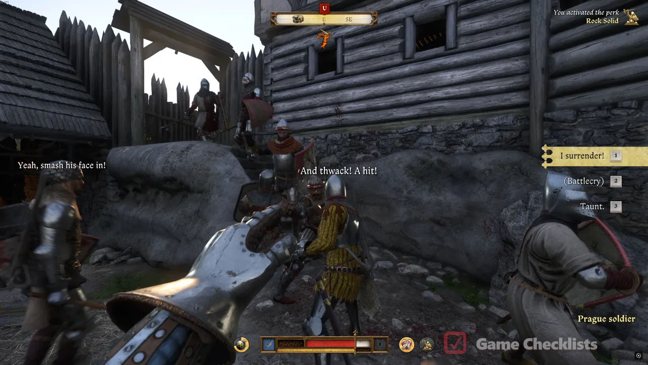 Courtyard fight during Nebakov siege in The Finger of God