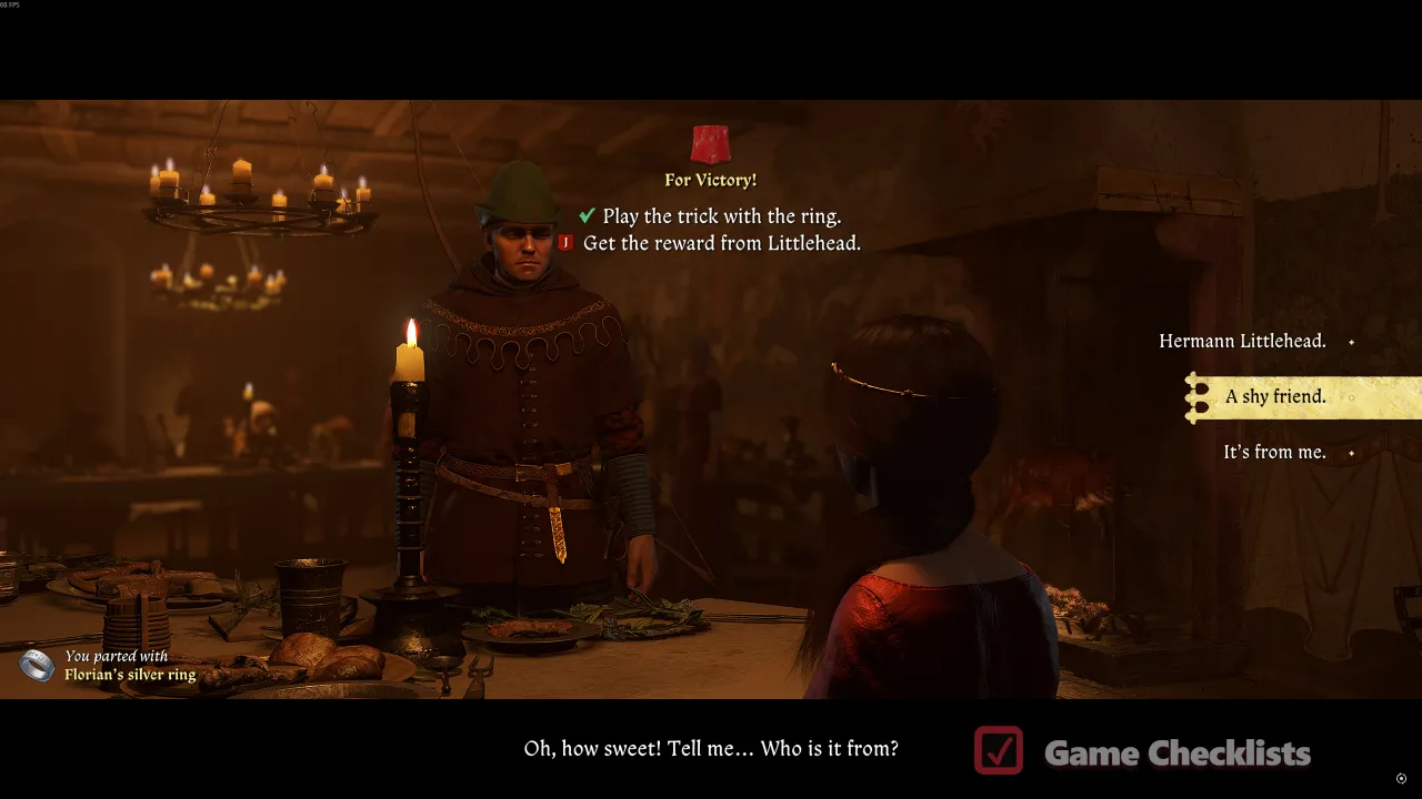 Adela ring dialogue For Victory! feast