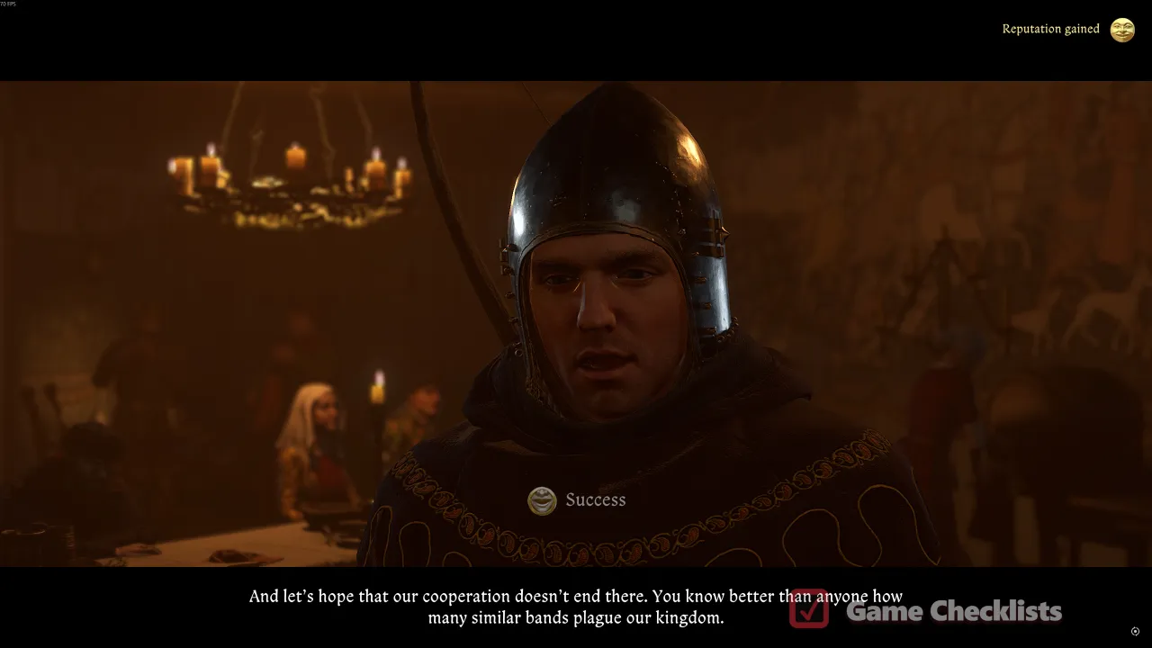 For Victory! banquet dialogue with von Bergow