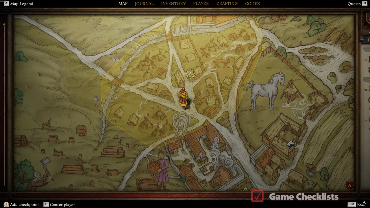 Map location for Hammer and Tongs start in Grund
