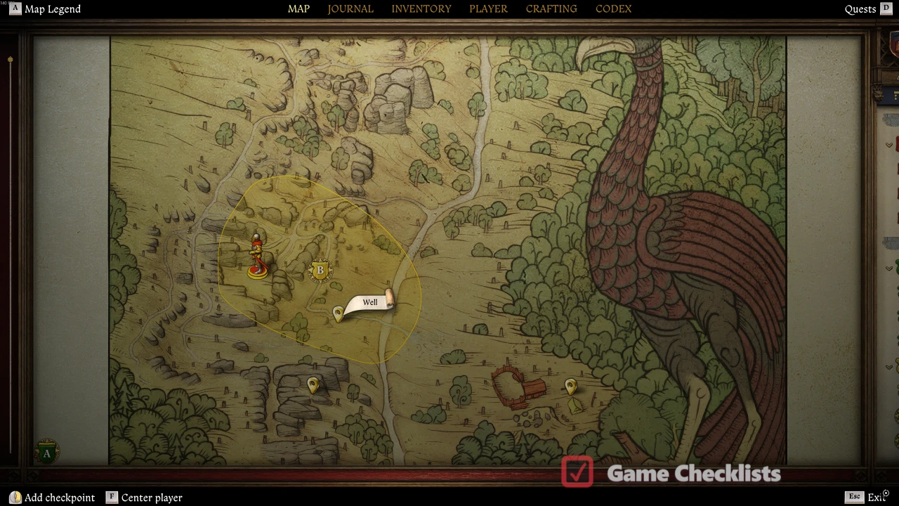 Map: Ambrose hermit location in Apollonia