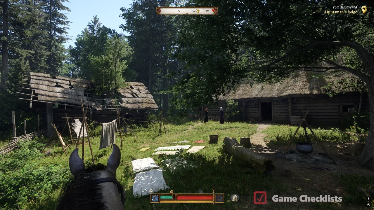 Huntsman Lodge interesting site in Kingdom Come Deliverance 2