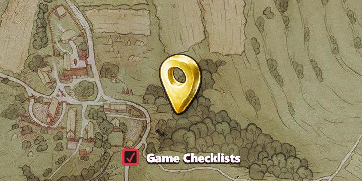 Map screenshot of Abandoned Beehives area