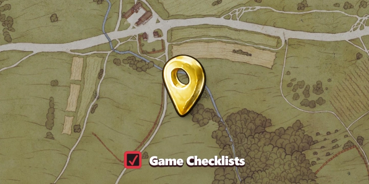 Map screenshot of Barn area