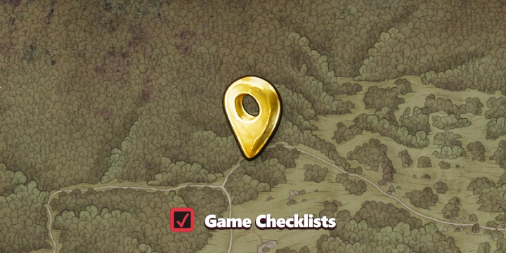 Map screenshot of Bloody Campsite area