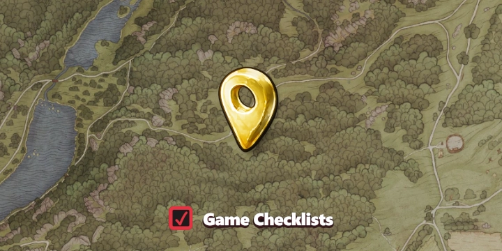 Map screenshot of Booze Stash - Vidlak Pond East area