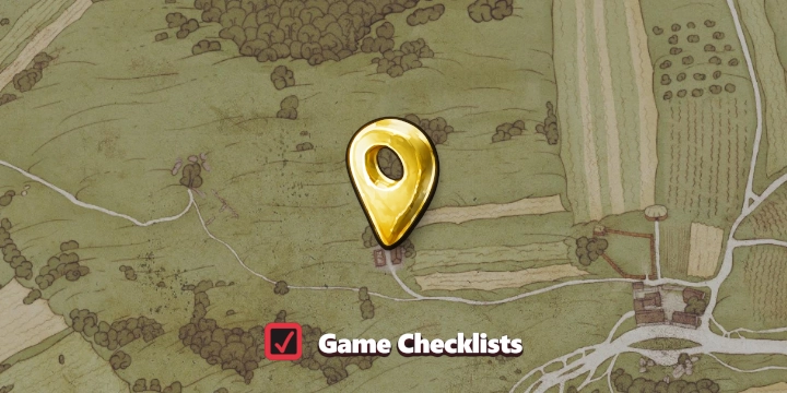 Map screenshot of Burnt Down Building area