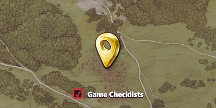 Map screenshot of Burnt-down Trap area