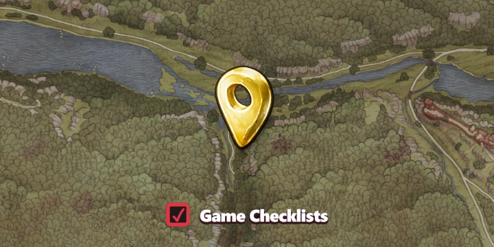 Map screenshot of Cabbage Cave area