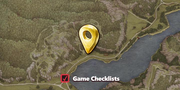 Map screenshot of Cottage Ruins area