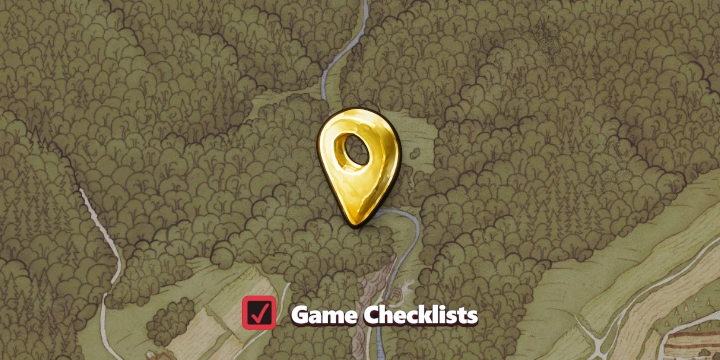 Map screenshot of Fishermen's Camp area