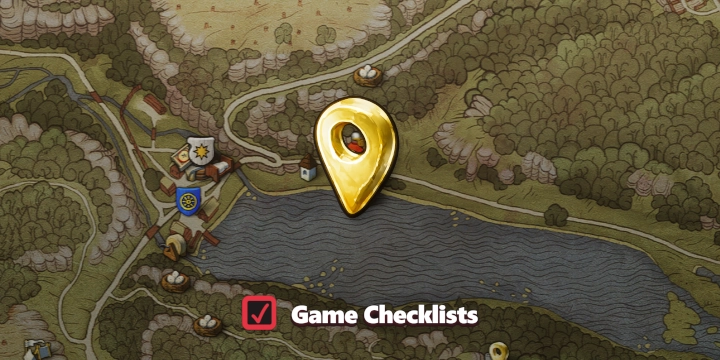 Map screenshot of Fishing Spot - Trosky - Lower Semine Mill area