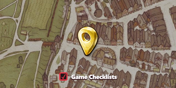 Map screenshot of Fountain on Vintner's Street area