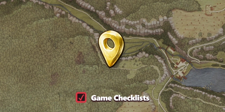 Map screenshot of Fresh Clearing area