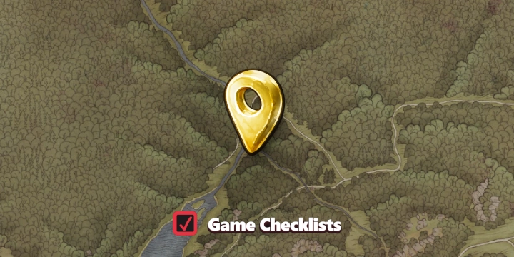 Map screenshot of Hollow Tree area