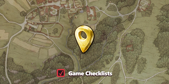 Map screenshot of Lovers' Spot area