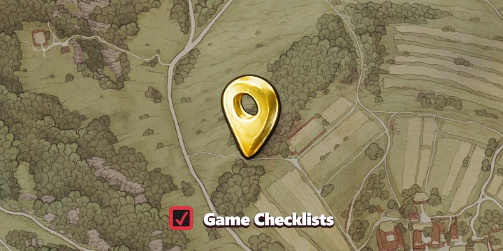 Map screenshot of Old Idols area
