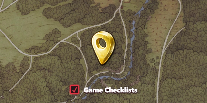 Map screenshot of Old Massive Tree area