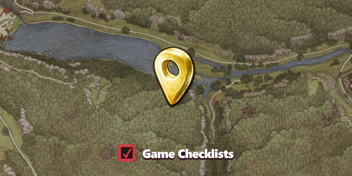 Map screenshot of Pagan Burial Ground area