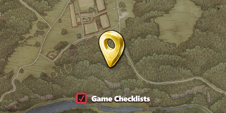 Map screenshot of Poachers' Hideout (Schdiar) area