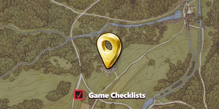 Map screenshot of Rabstein Mill Ruin area